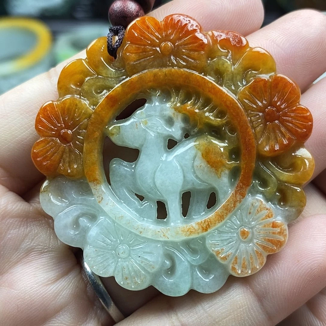 颈饰未镶嵌翡翠牌子