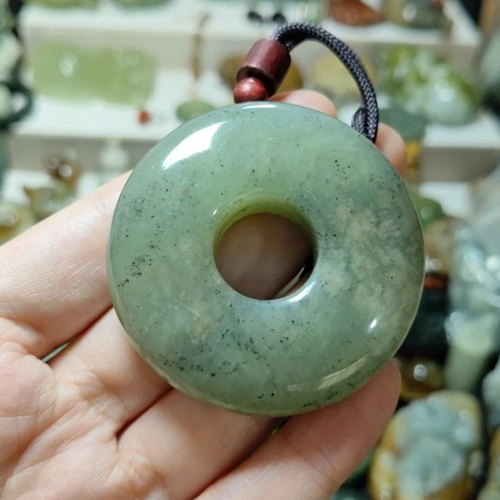 岫玉平安扣未镶嵌