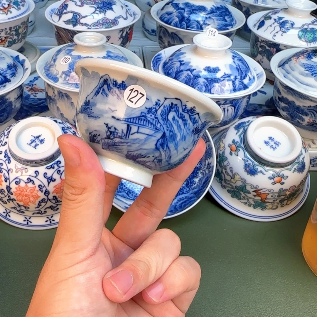 彦祖纯手工手绘茶具127