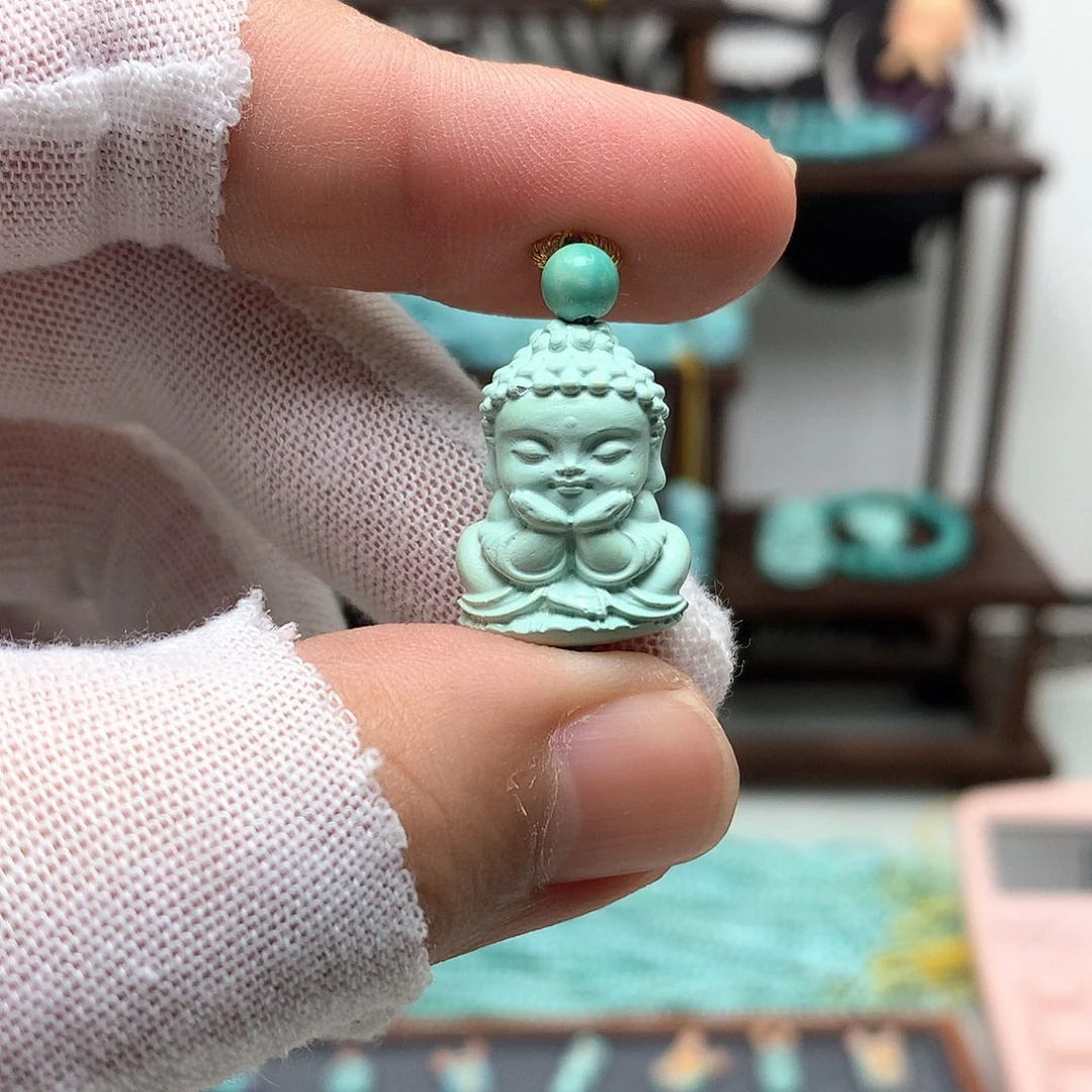 未镶嵌绿松石挂件