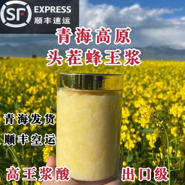 【10斤优惠】青海高原蜂王浆 油菜花浆 即采即冻原浆