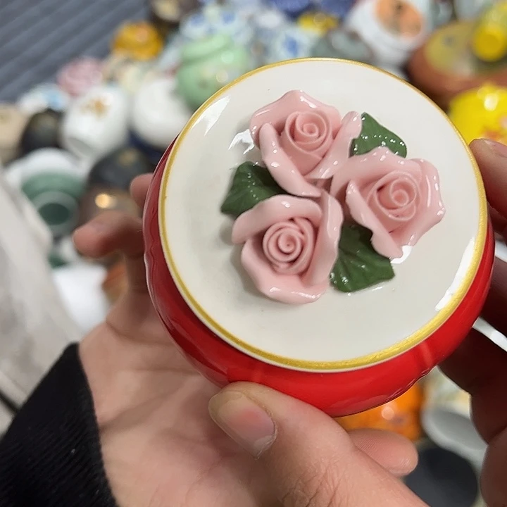 茶叶罐陶瓷家用储物罐瑕疵福利品介意勿拍