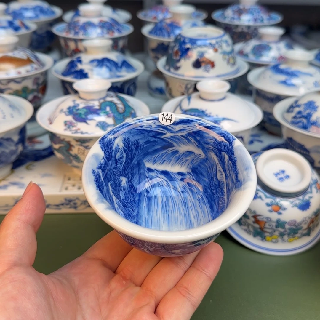 彦祖纯手工手绘茶具144