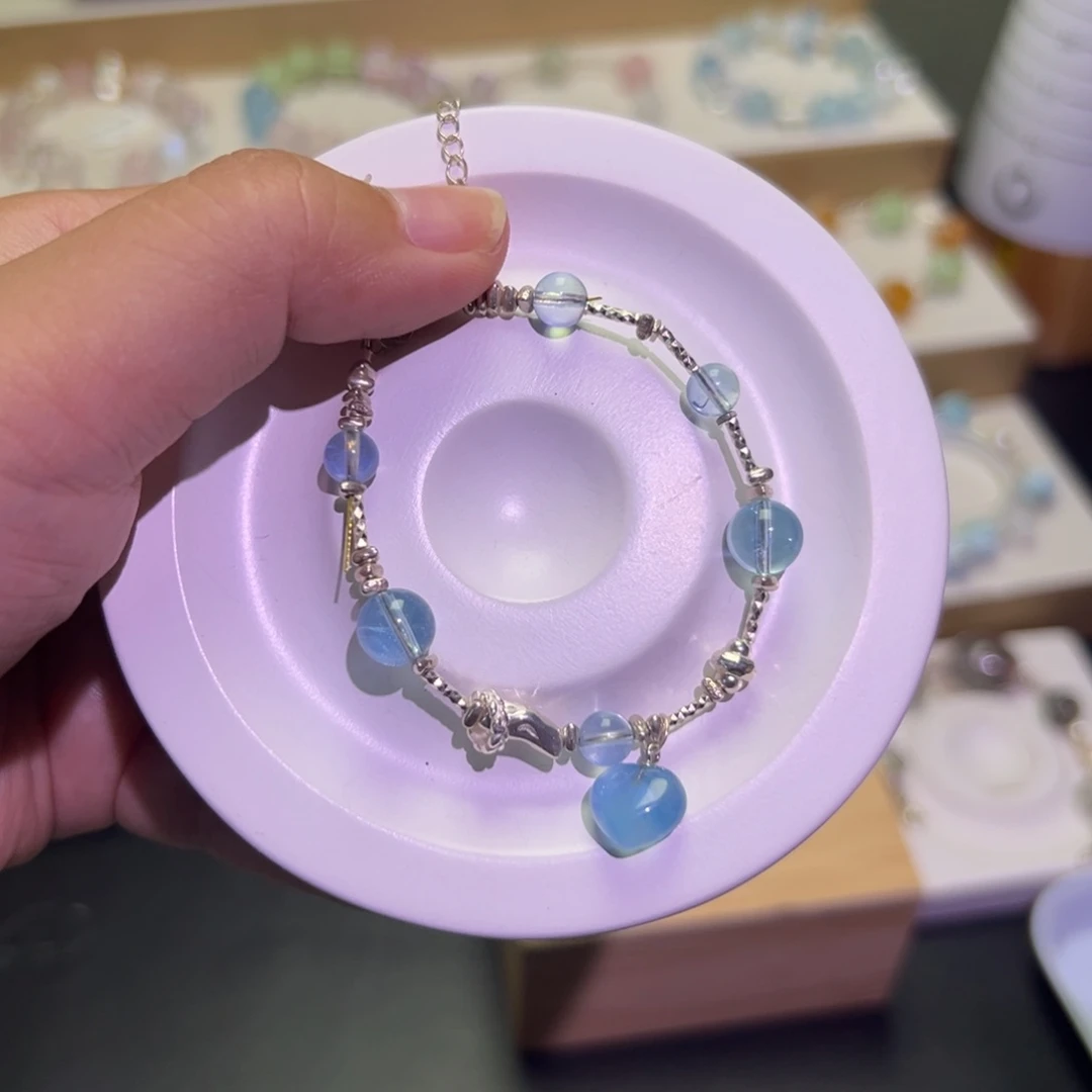 水晶手链银S925镶嵌