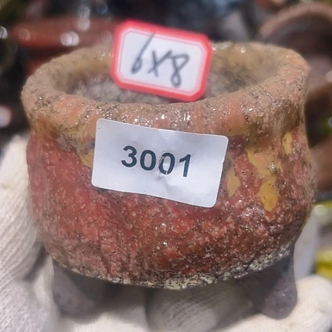 粗陶花盆手工花盆制作