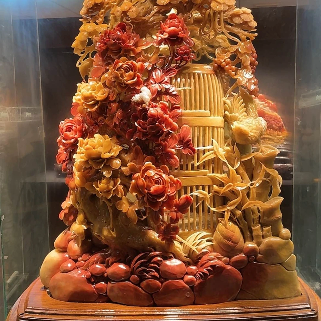 【闪购商品】寿山石人**值安居乐业摆件工艺品