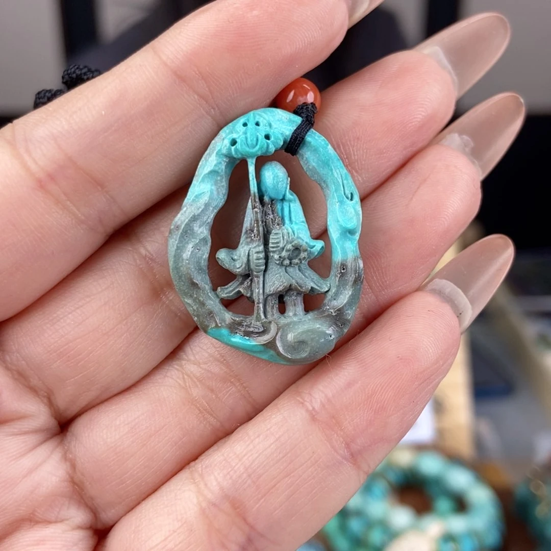 未镶嵌绿松石珠宝奇石