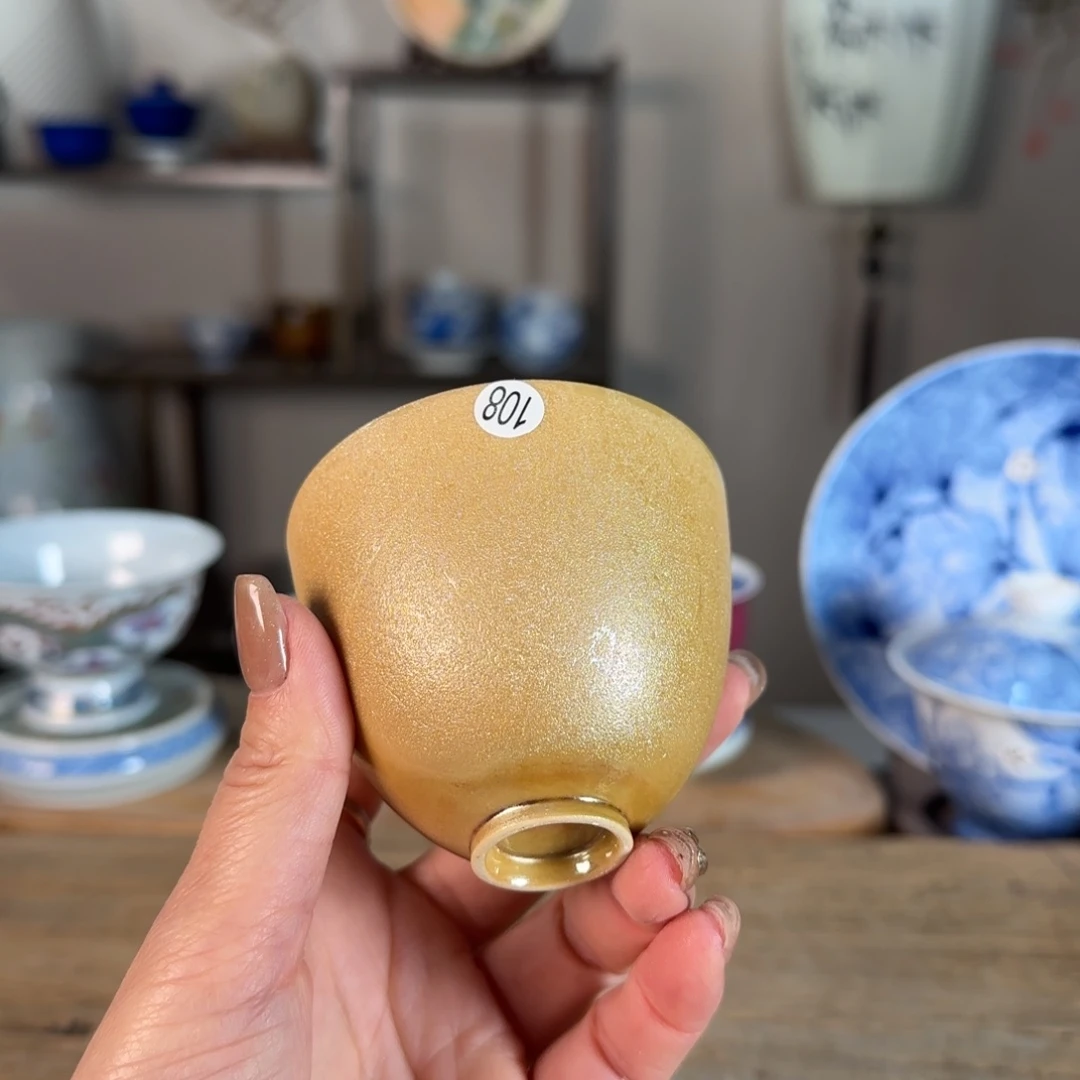 杯景德镇陶瓷柴烧多人