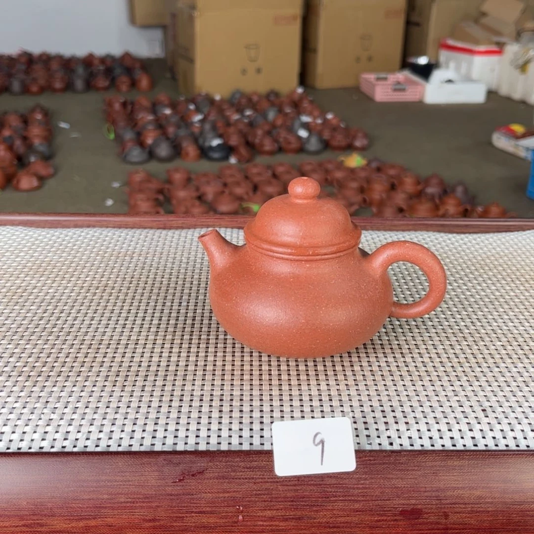 紫砂茶壶白**生瑕疵1.20-9 桃花 180毫升