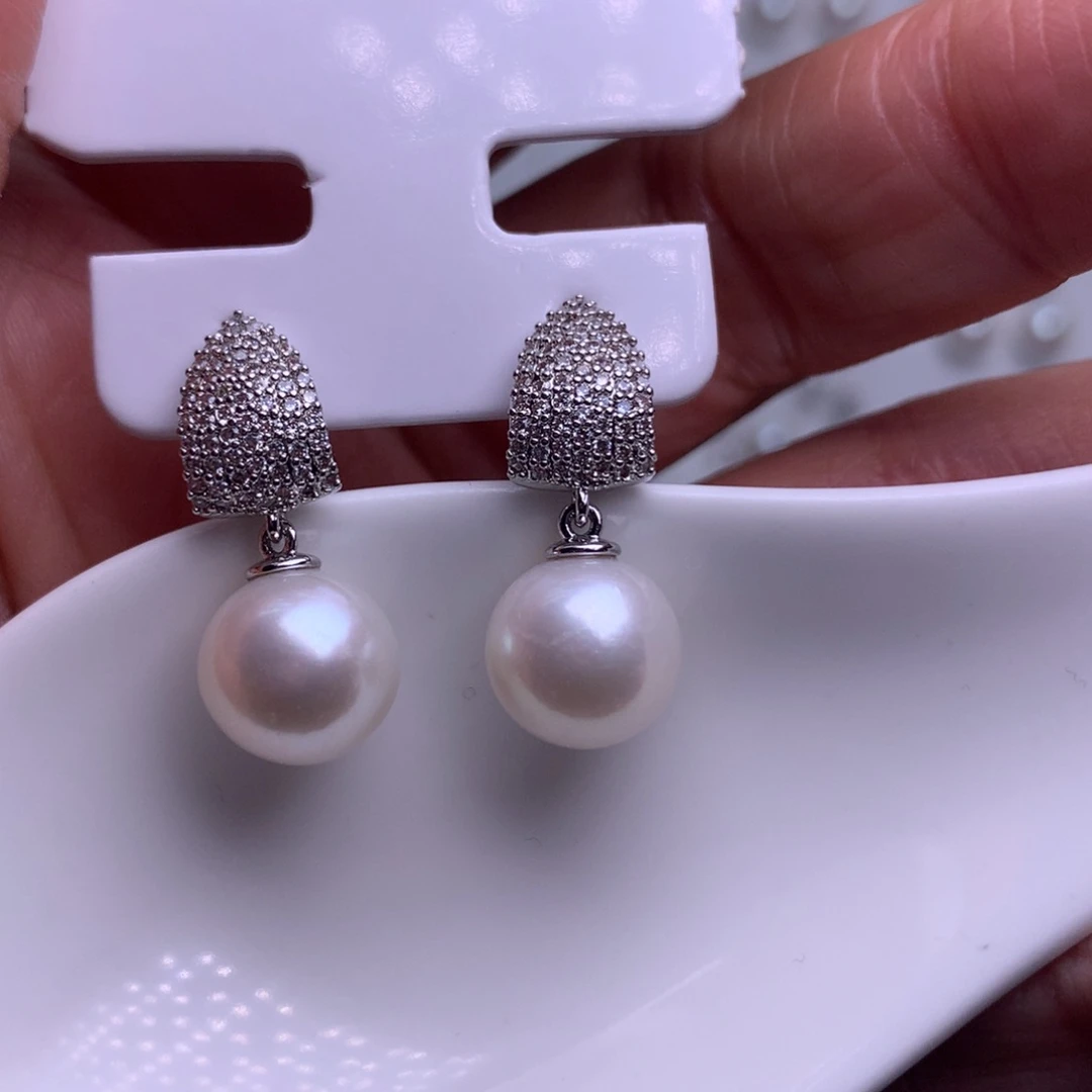 未镶嵌耳饰淡水珍珠