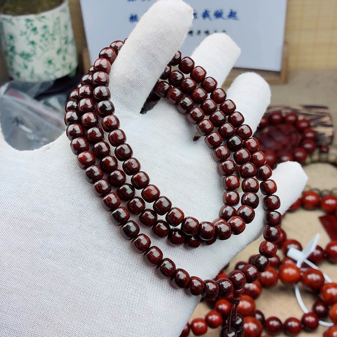 R***l檀香紫檀（小叶紫檀）手串/手链78拆房无胶无腊108