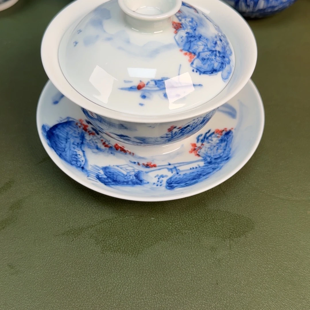 景德镇纯手绘茶具圆圆288