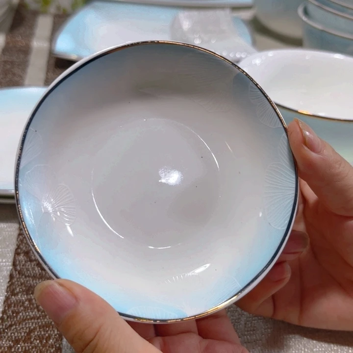 瓷片四寸蘸料碟十个微瑕