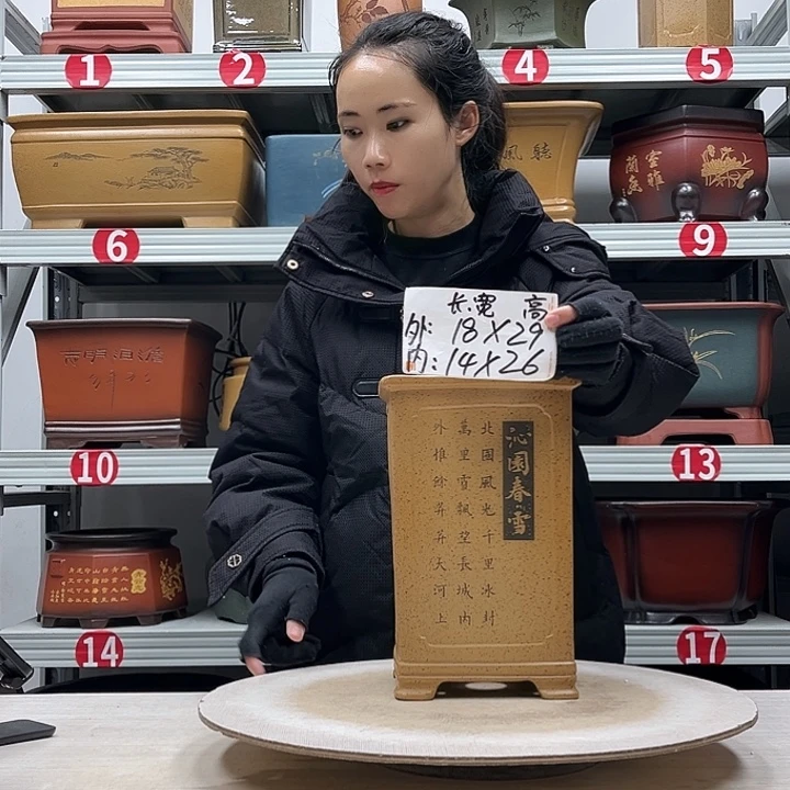 紫砂花盆紫砂花盆
