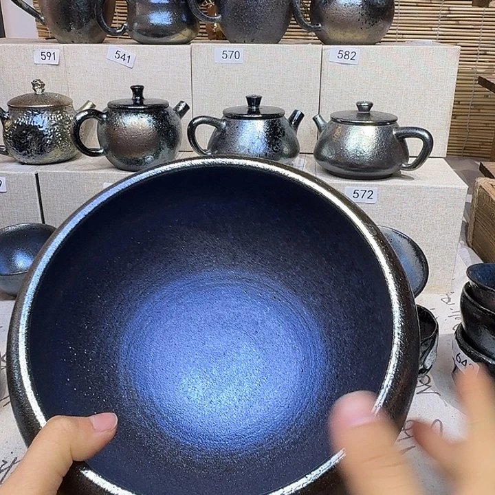 杯建水紫陶紫泥柴烧水洗