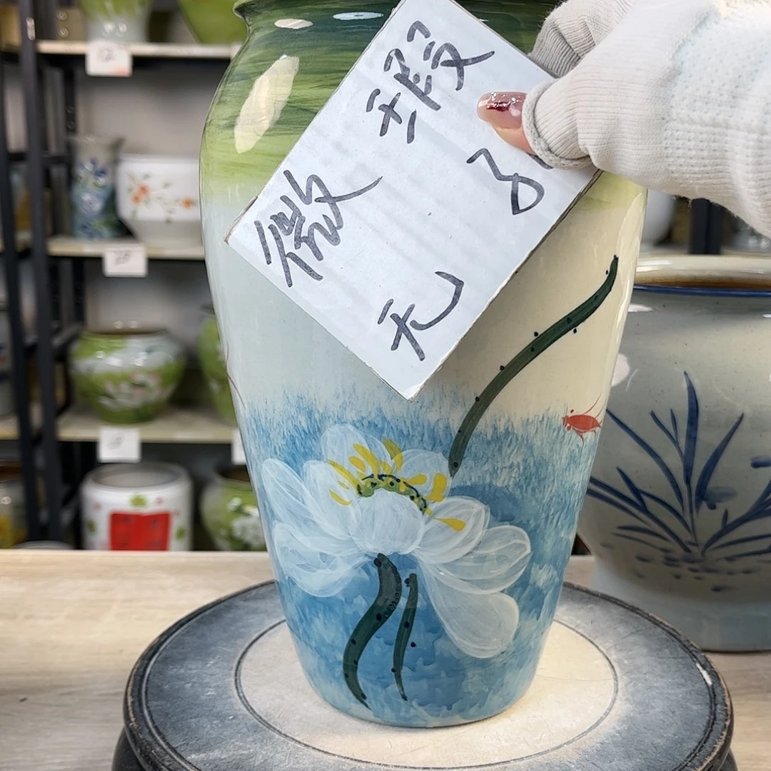 罐13xc景德镇陶瓷花盆