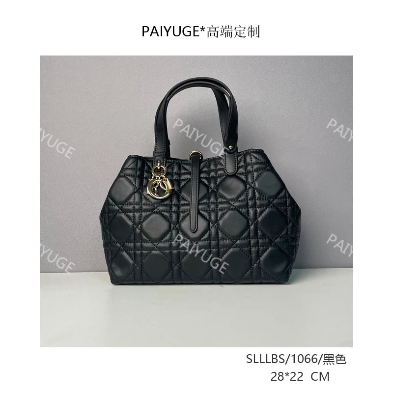 SLLLBS/1066/黑色 Paiyuge高端订制女士手提单肩包斜挎包1066
