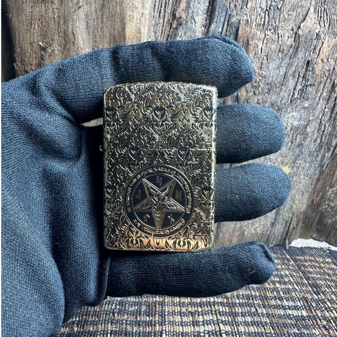 佐罗二代鎏金撒旦赞歌 LYZ-61435煤油打火机经典时尚【单机不带油】