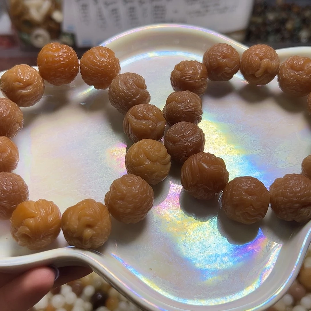 菩提根/象牙果吊坠瑕疵凤九一条