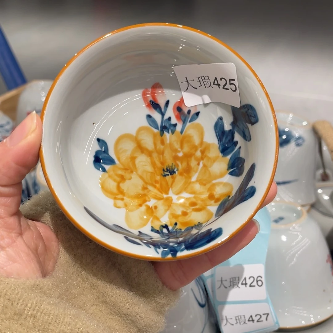 有瑕釉下彩纯手绘