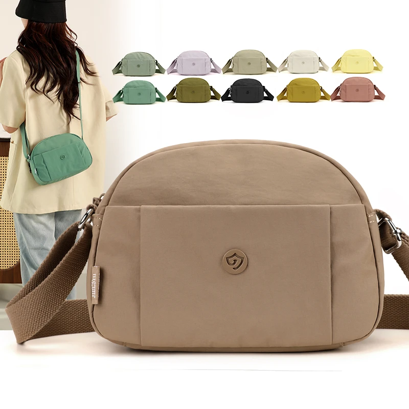 牛津布小包包女多巴胺百搭斜挎包迷你休闲单肩手机包夏季散步背包