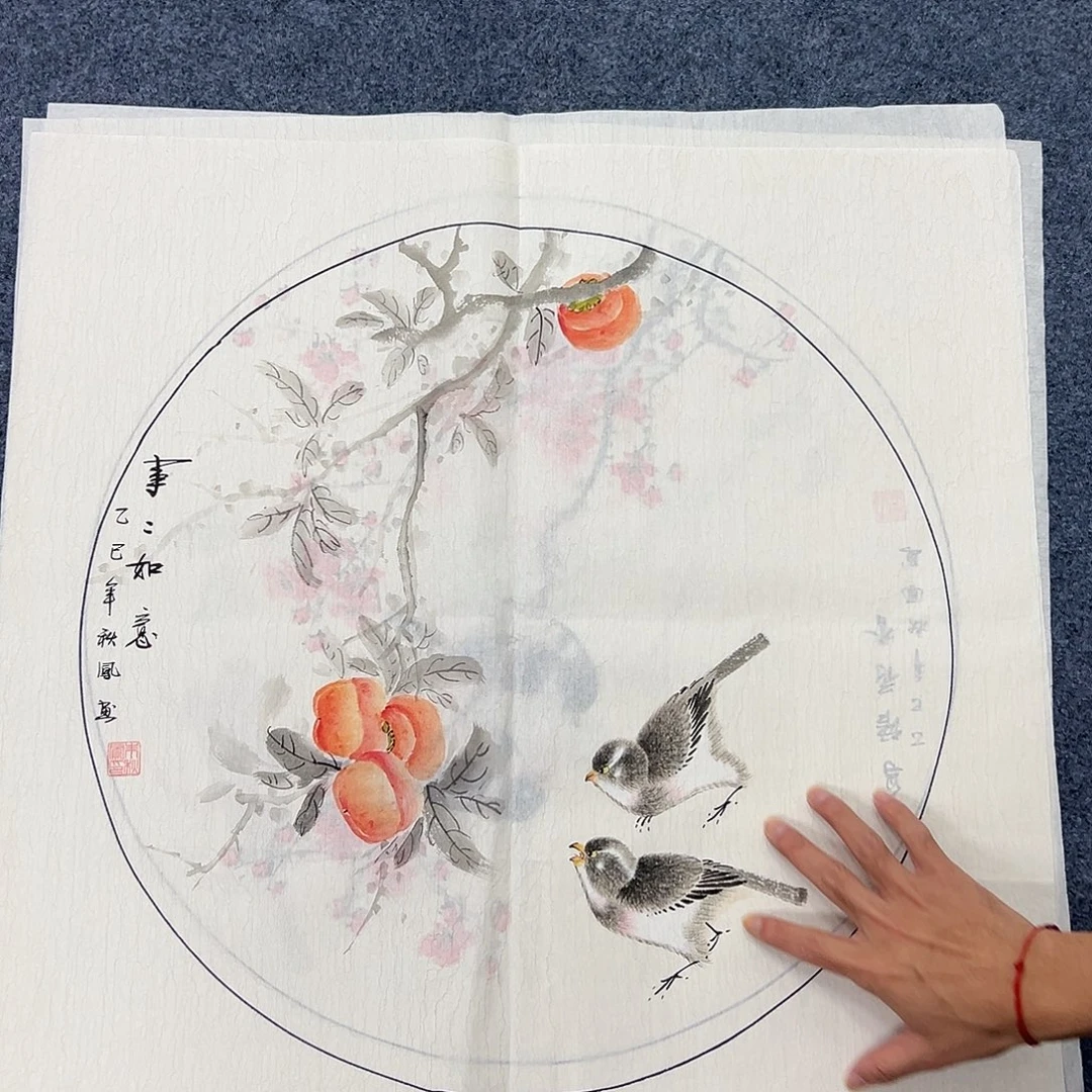 国画国画作品纯手绘作品