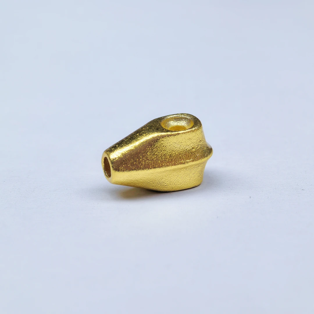 401C文玩配饰金色鲨鱼背10㎜