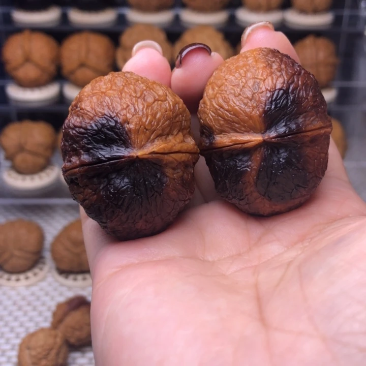 文玩核桃把件48号熊猫彩41尺