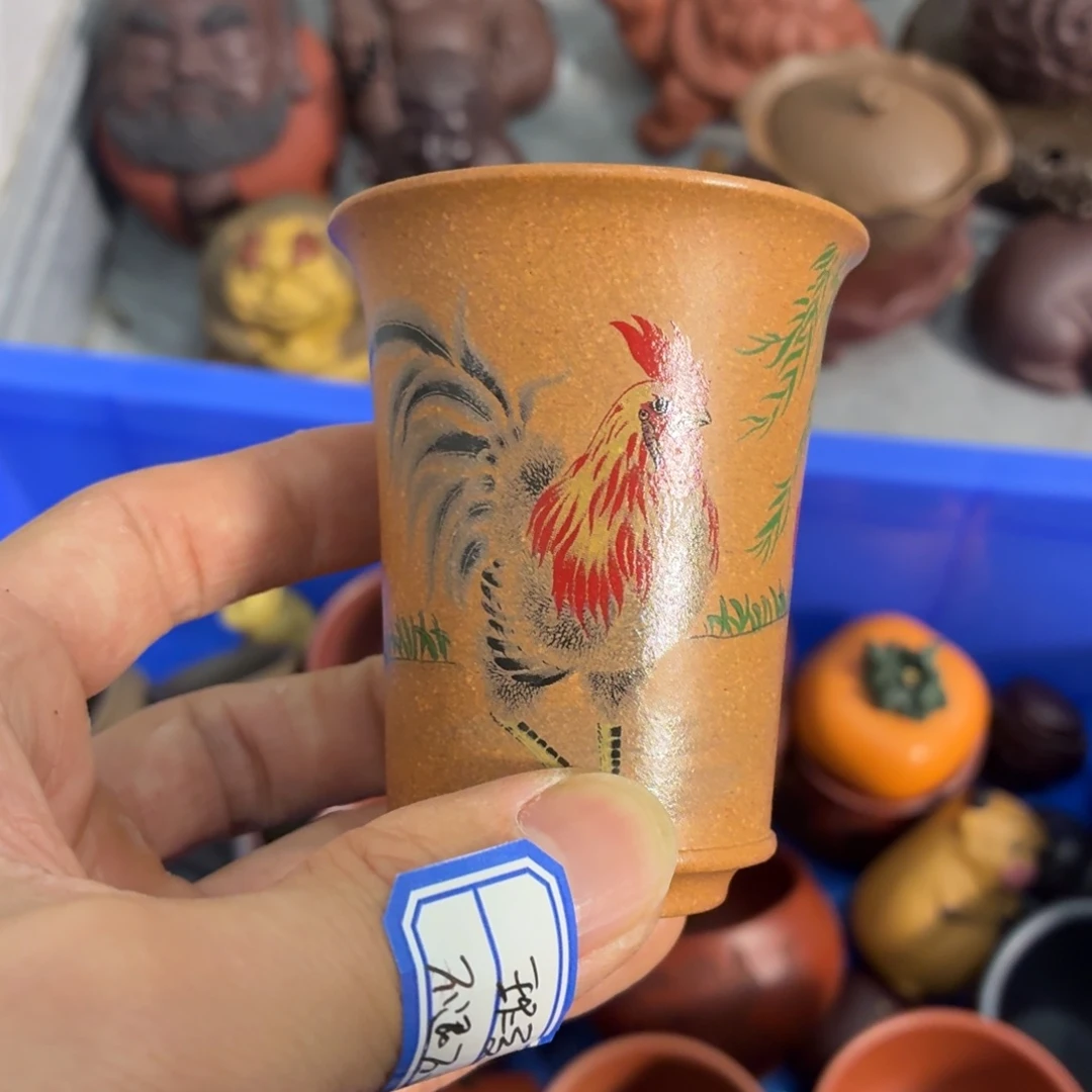 紫砂茶杯瑕疵不退不换介意勿拍