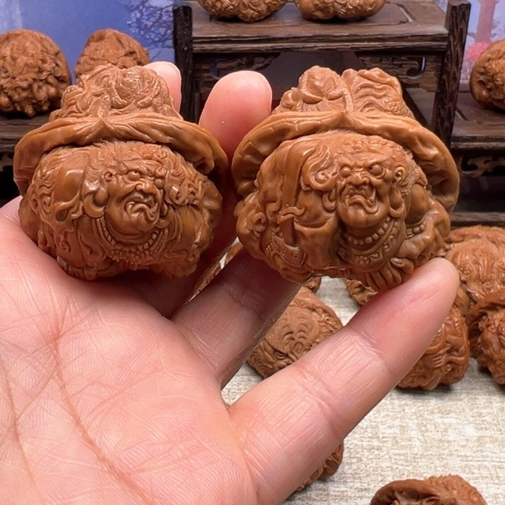 把件核桃蛤蟆头御龙明王