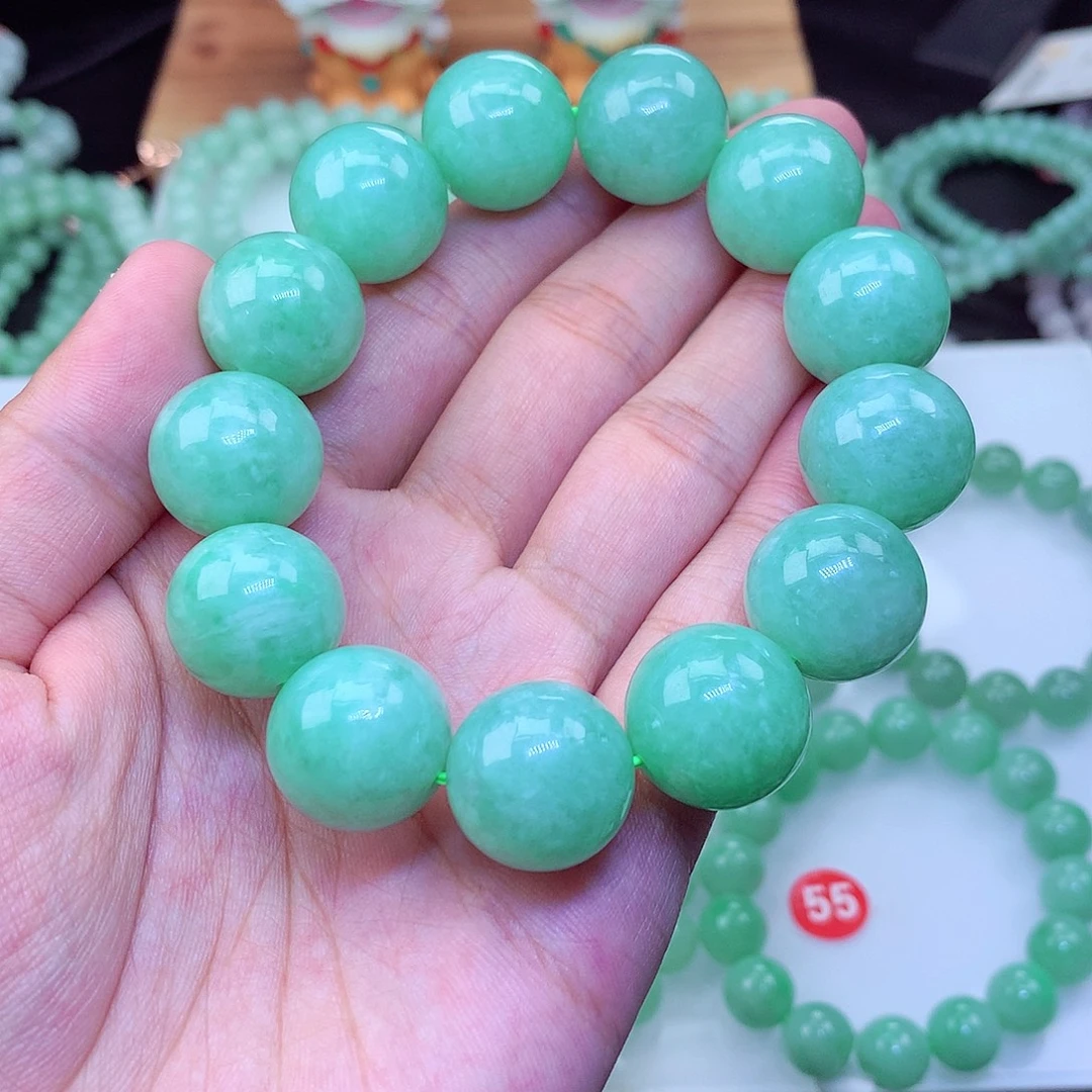 开***1翡翠未镶嵌毛衣链