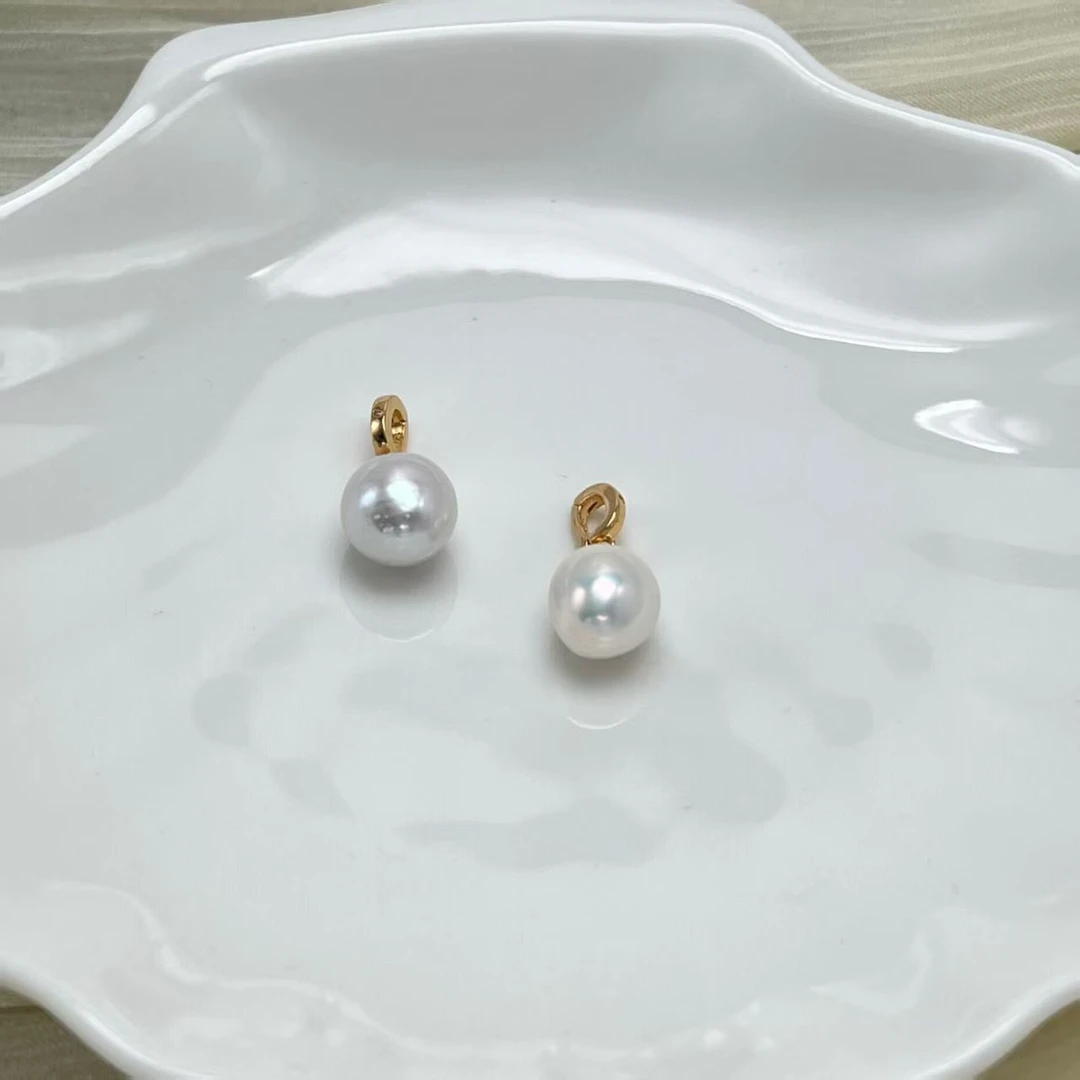 【北野珠宝】天然淡水珍珠巴洛克吊坠-B190H-23多样性发一11mm