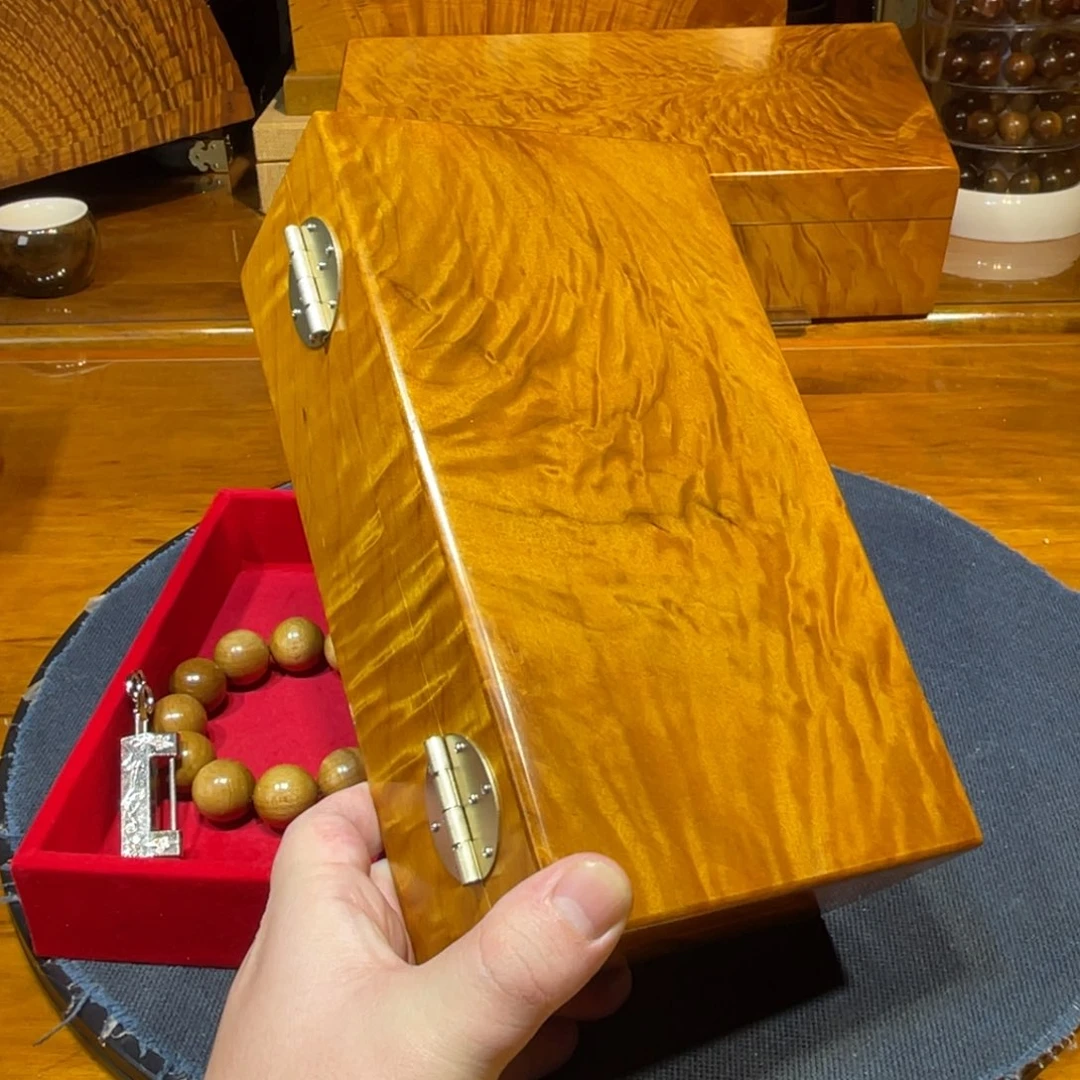 金丝楠23cm满花龙凤金丝楠木小叶桢楠