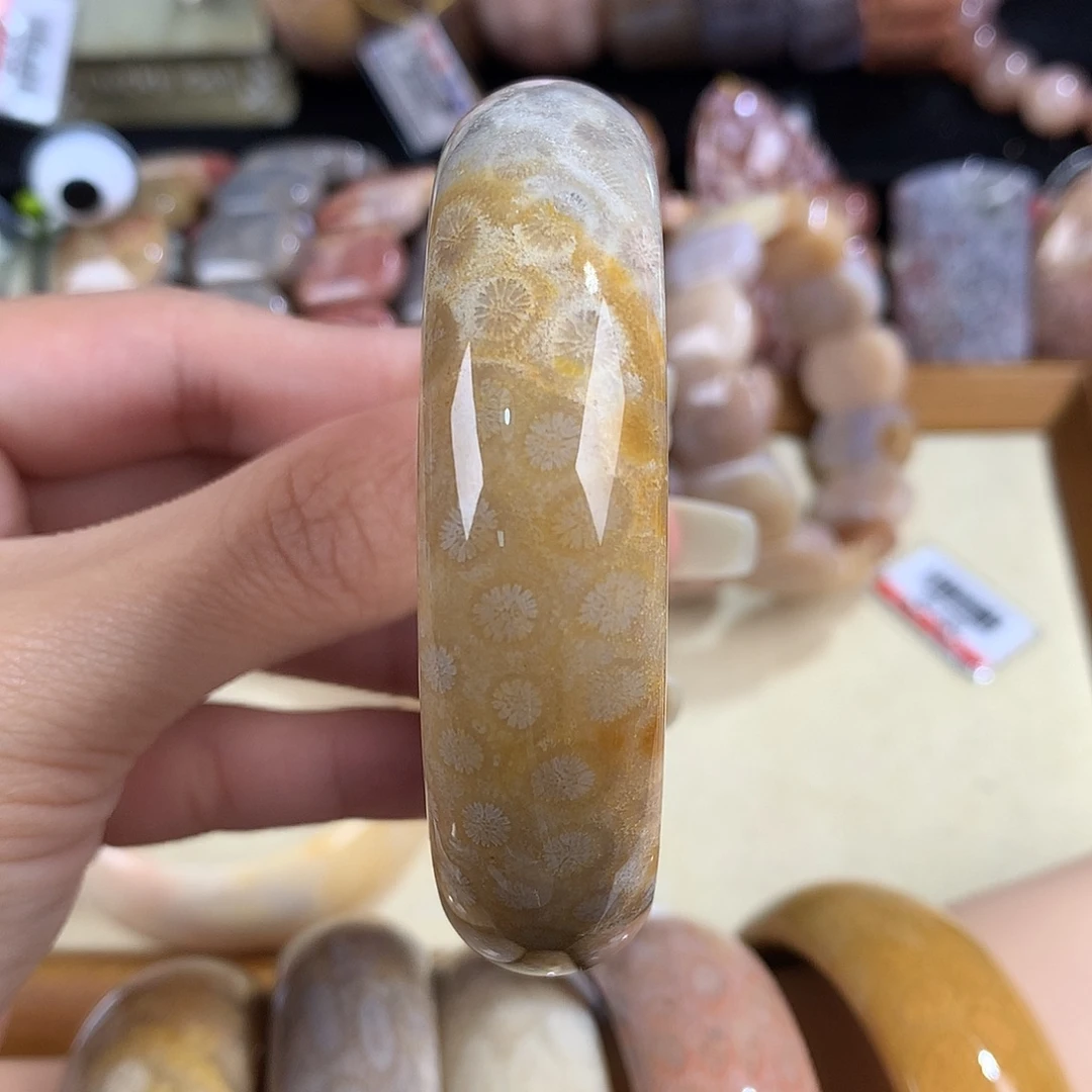 吊坠(赠链)未镶嵌硅化珊瑚（珊瑚玉）24号开播福利55口