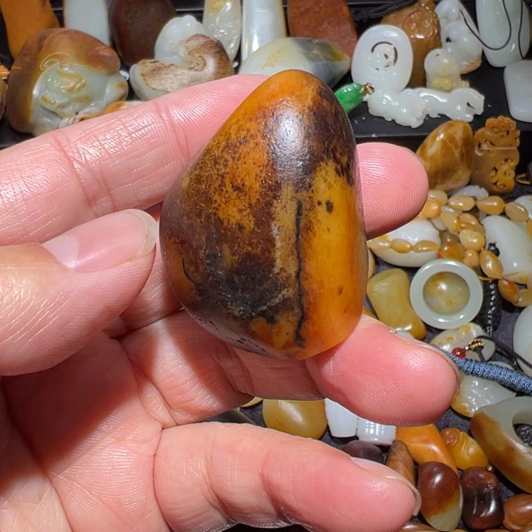 和田玉吊坠(不含链)未镶嵌芋*