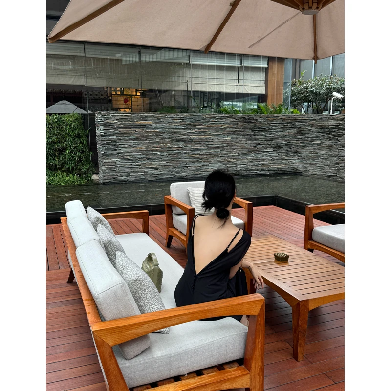 饭饭FANN COLLECTION 青松 设计款修身显瘦连衣裙套装FANNE012