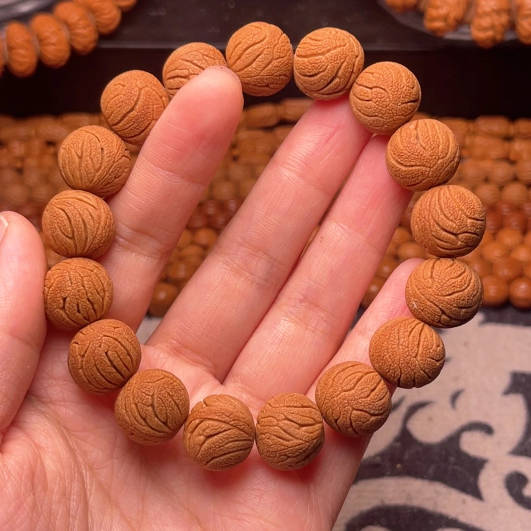 吊坠桃核龙纹地球仪15