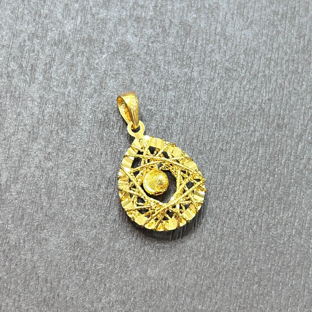 【销冠专享】足金999投资金攒黄金猫眼水滴 ZBHJD1113 克重多退少补