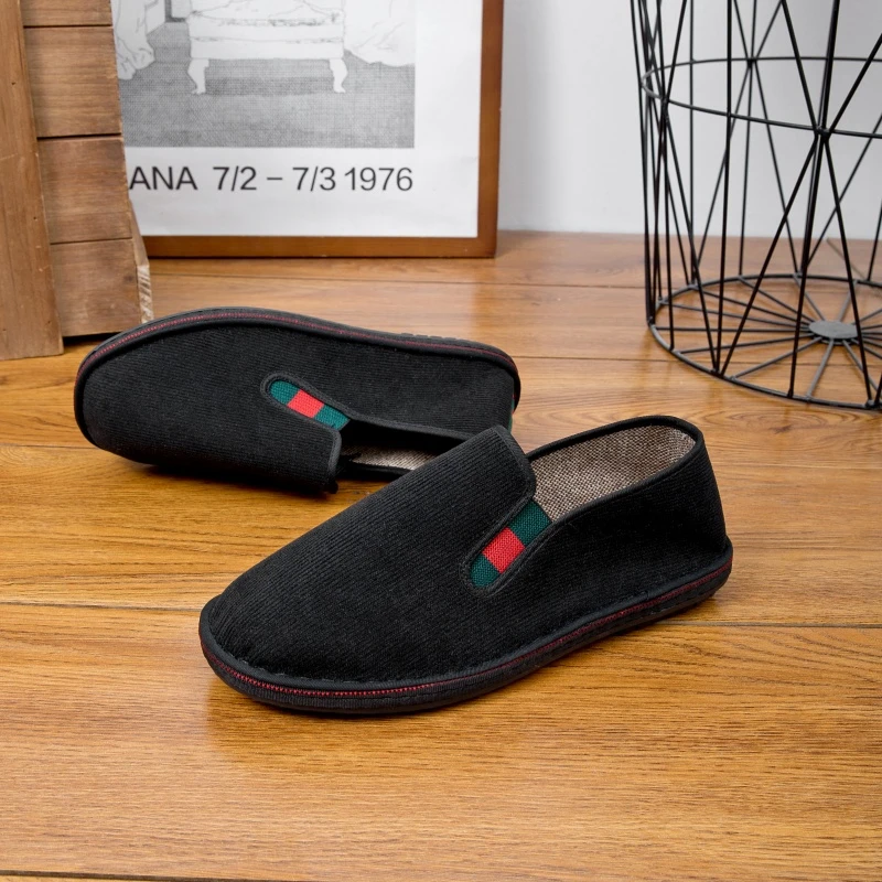 老北京布鞋透气亚麻耐磨防滑男士春夏软底中国复古国风休闲轻便