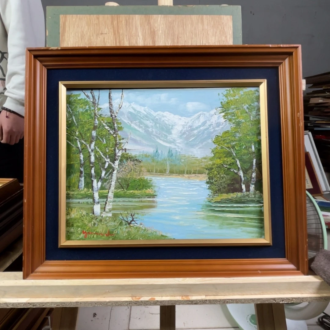 ****小中古框画不退不换有磕碰