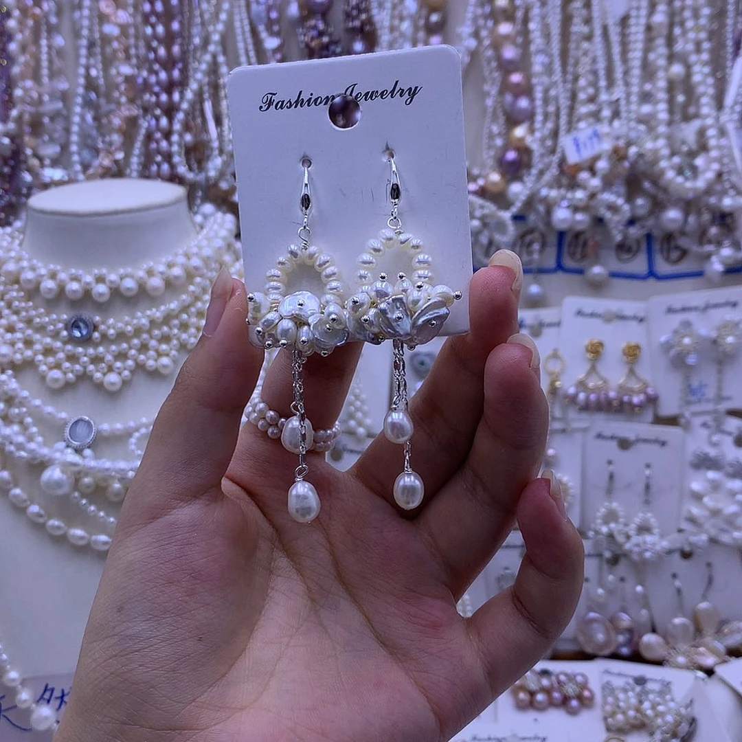淡水珍珠合金颈饰
