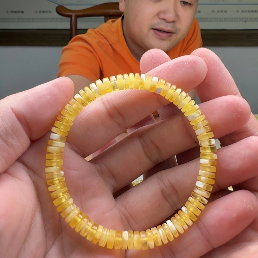 手链琥珀未镶嵌蜜蜡手串