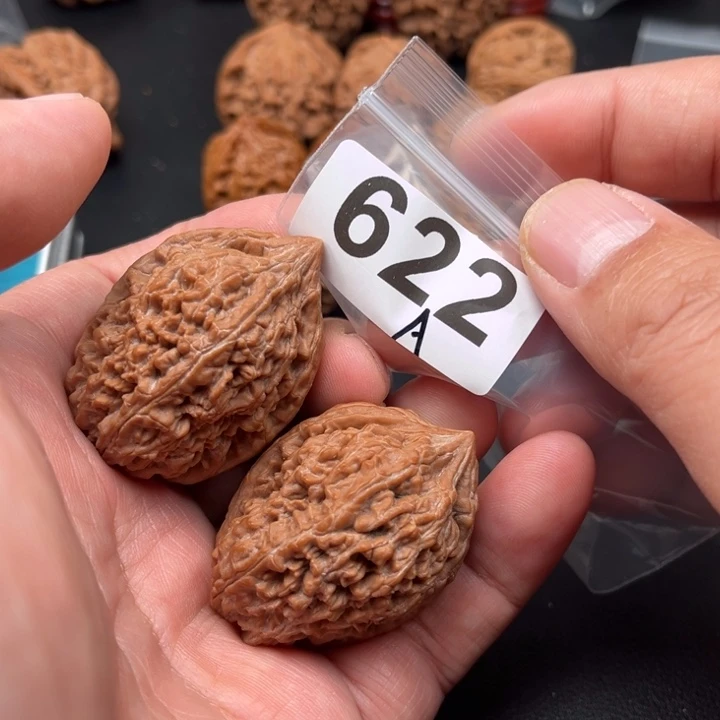 桃核把件大蒜头35个