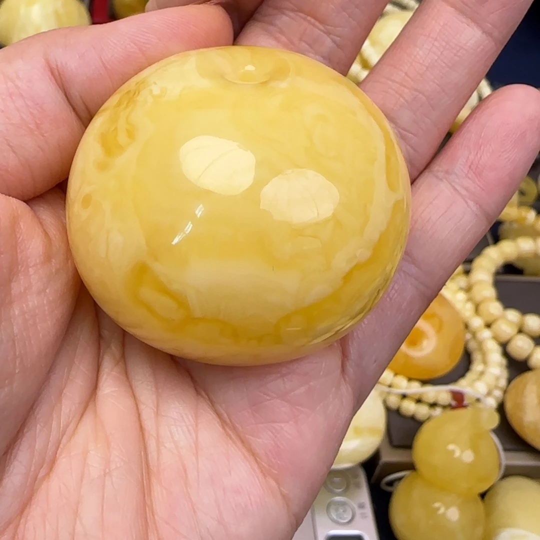 蜜蜡颈饰未镶嵌天然蜜蜡