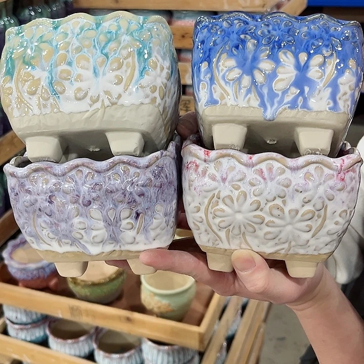 陶瓷陶瓷多肉植物花盆