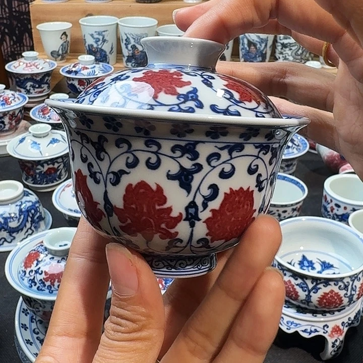 迟***.缠枝莲盖碗盖碗盖碗盖碗盖碗