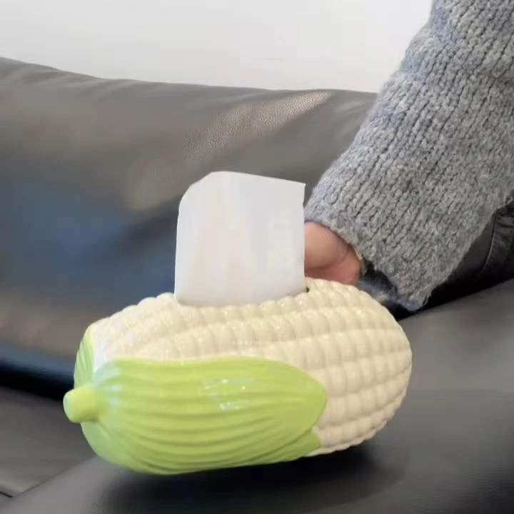 【新家的100个快递】玉米纸巾盒家用客厅档抽纸盒高颜值创意摆件