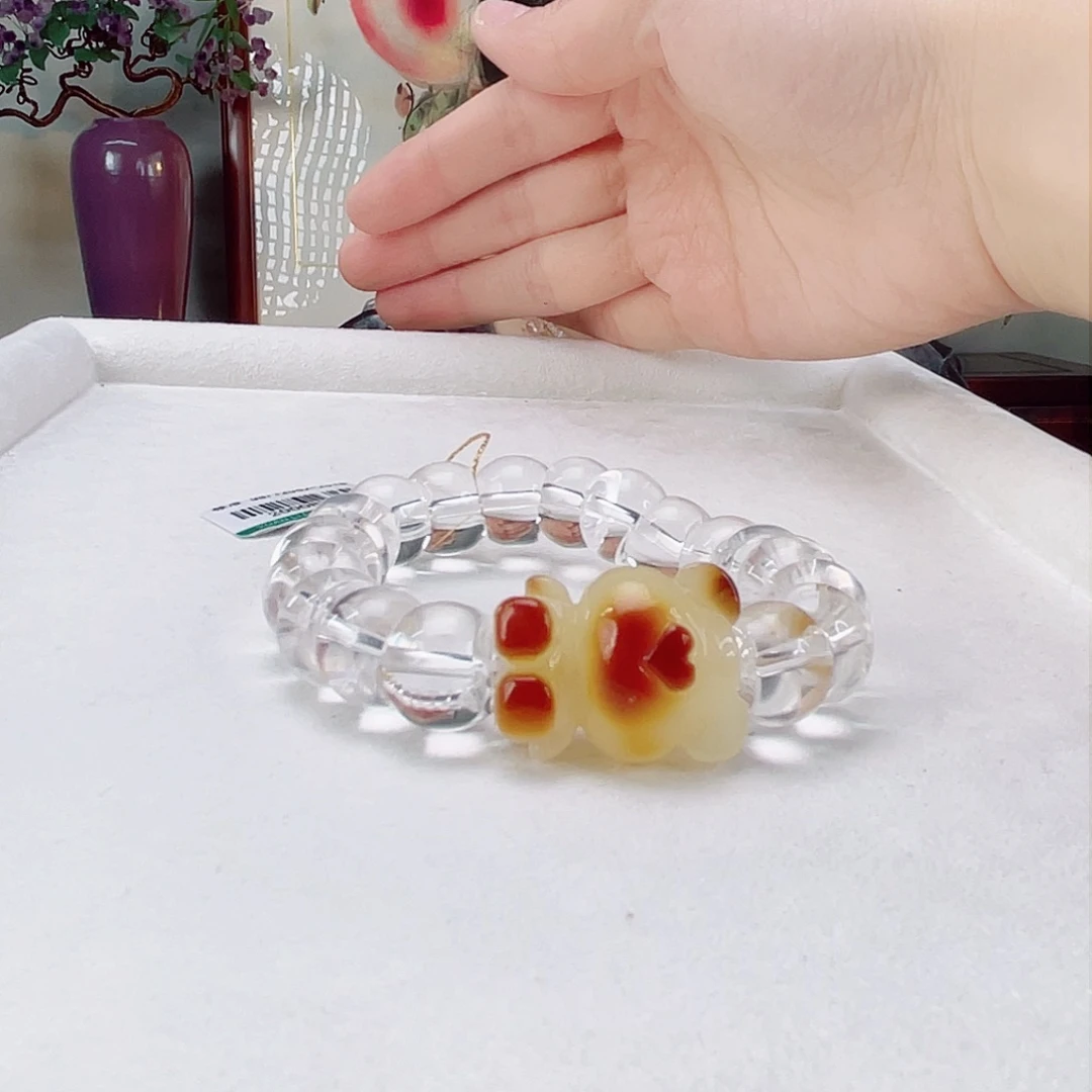 水晶手链未镶嵌水晶12.5