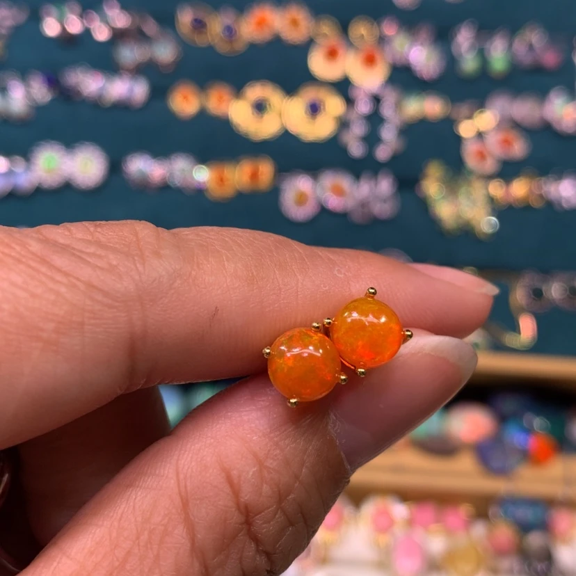 【闪购商品】欧泊欧泊戒指银S925镶嵌俏