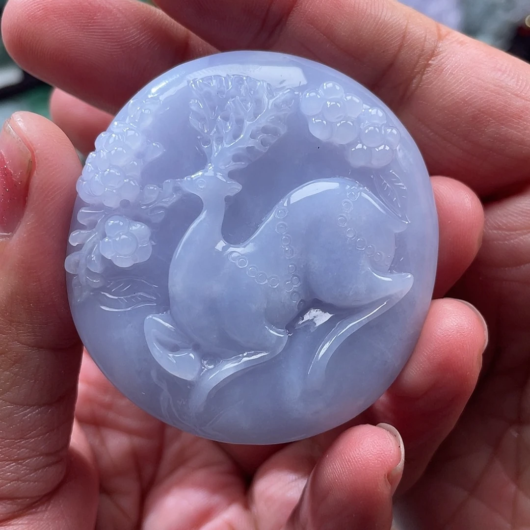 翡翠未镶嵌颈饰翡玉缘翡翠
